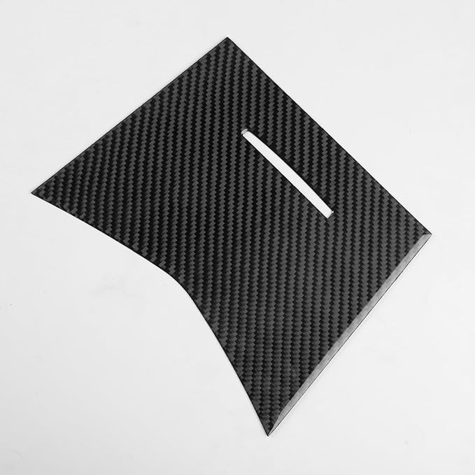 Real Carbon Fiber Trim for Honda Accord Accessories | for 2003 2004 2005 2006 2007，Storage Box Organizer Cover，Interior Dash Panel，Thick Overlay Sticker Decal