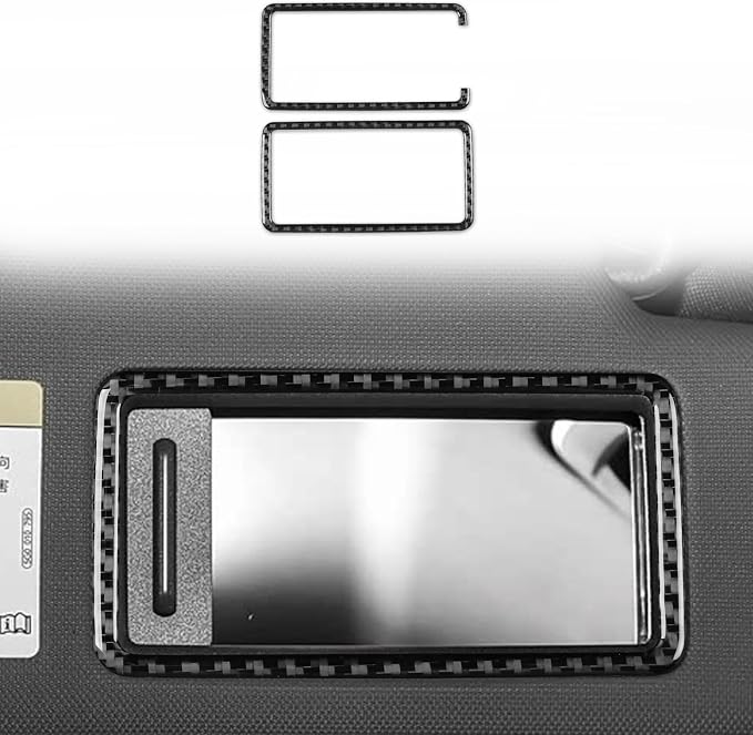 Carbon Fiber Sun Visor Panel Stickers Fit for Audi A3 8Y S3 2021-2025 | Sun Visor Panel Cover | Accessories | Anti-scratch