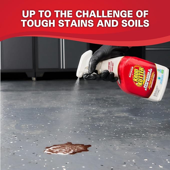 Krud Kutter Original Concentrated Cleaner Degreaser, 1 Gallon | Heavy Duty Multi Surface Cleaner for Grease, Oil and Tough Stains, Dilutable for Kitchen, Garage, Floors and Outdoor Use