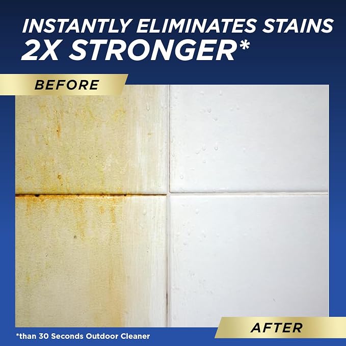 30 SECONDS Pro Mold and Mildew Stain Remover | Scrub Free | Brighter Results Instantly | Ready To Use | 32 Fl. Oz. (2 PACK)