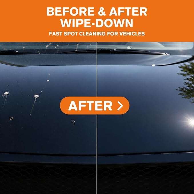 Bird Poop Remover Wipes, 2 Pack, 120 Wipes Total | Car Cleaning Wipes for Bird Droppings, Bird Poop Cleaner Safe for Automotive Paint, Glass, Trucks, RVs & Outdoor Vehicles