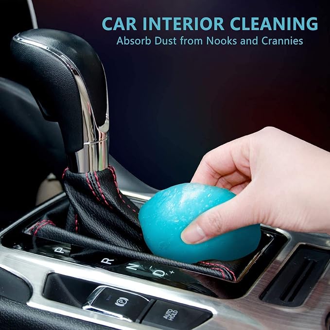 TICARVE Car Cleaning Gel for Car Keyboard Electronics Home Office 100g Bag | Car Interior Cleaning Putty Universal, Keyboard Dust Slime, Auto Detailing Tools, Dust Cleaning Mud Goo, Car Dust Cleaner Gel