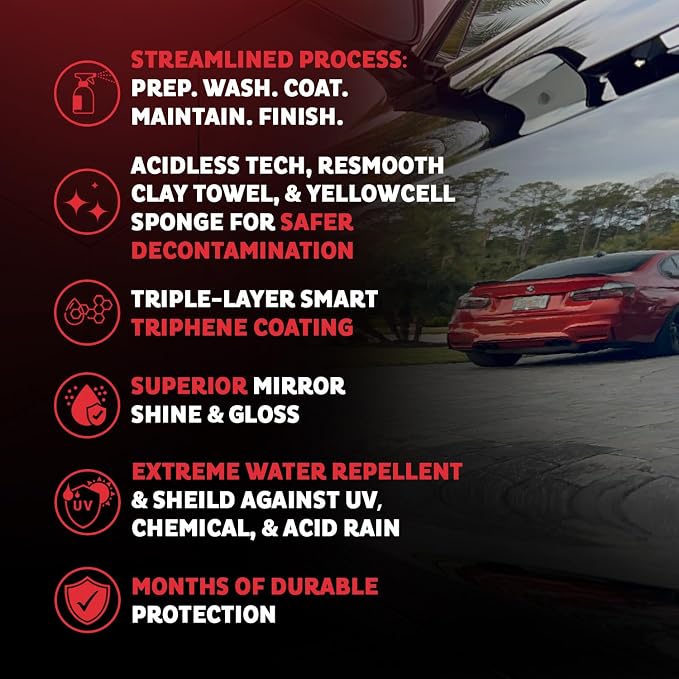 MAXL® Method Complete System 10 Premium Auto Detailing Solution Bundle | All-in-One Car Detailing Kit for Deep Clean, Paint Protection, Instant Gloss, Spot-Free Drying, Easy Rinse-Off Application