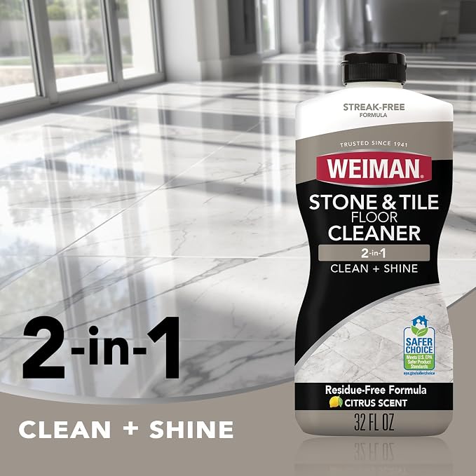Weiman Stone Tile and Laminate Cleaner - 32 Ounce 2 Pack
