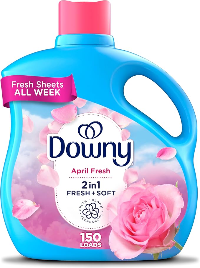 Downy Fabric Softener Liquid, April Fresh Scent, 111 fl oz, 150 Loads