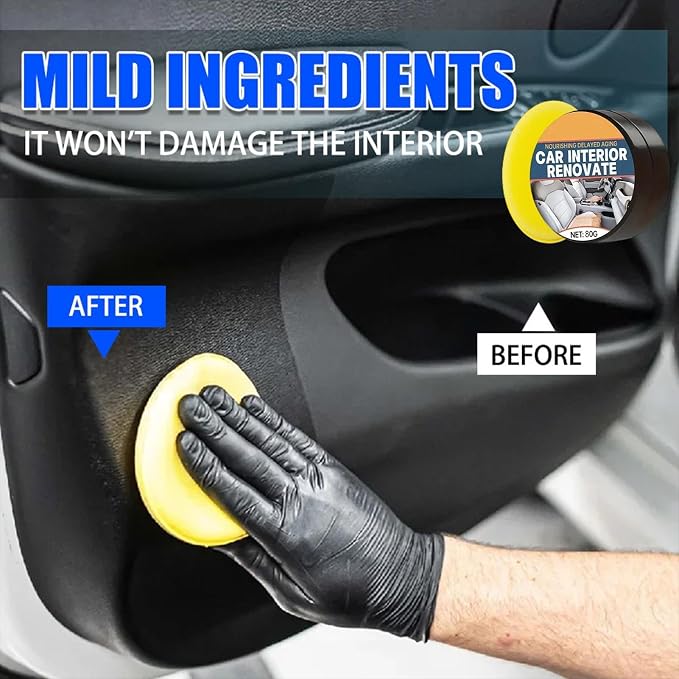 Trim Restorer Automotive Gentle Repair Protection Trim Care | Car Upholstery Polishing Compound Gentle Dashboard Steering Wheel for Vehicle Detailers Trucks Sedans SUVs RVs