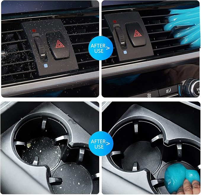 TICARVE 3 Pack Cleaning Gel for Car Detailing Putty Car Vent Cleaner Goo | Car Cleaning Putty Gel, Keyboard Cleaner Slime, Dust Cleaning Mud,Car Interior Cleaner,Auto Detailing Tools,Cars Dust Cleaner