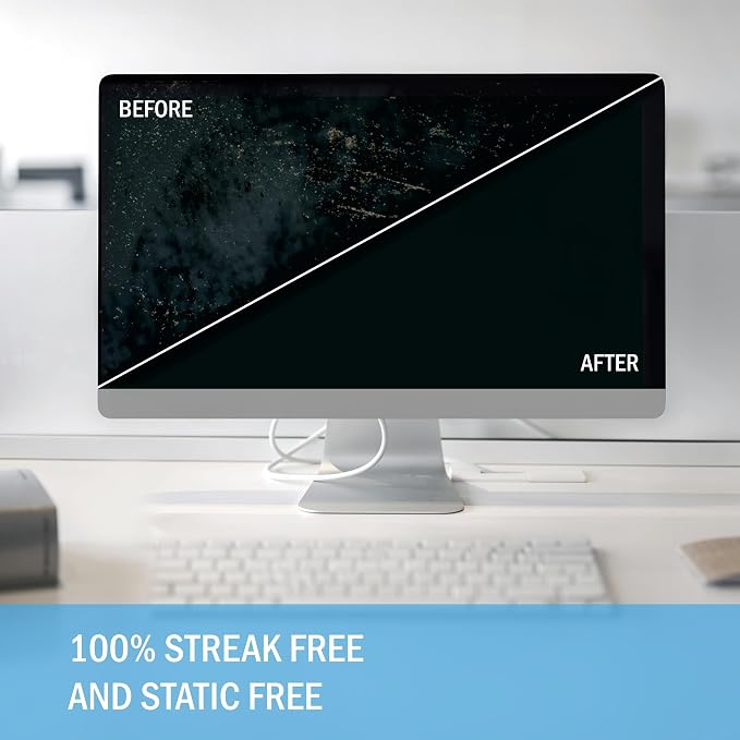 Bryson Screen Cleaner- 16 oz Spray Bottle For Use With LED & LCD TV, Computer Monitor, Laptop, and iPad Screens- 16 oz Bottle Only, No Towel