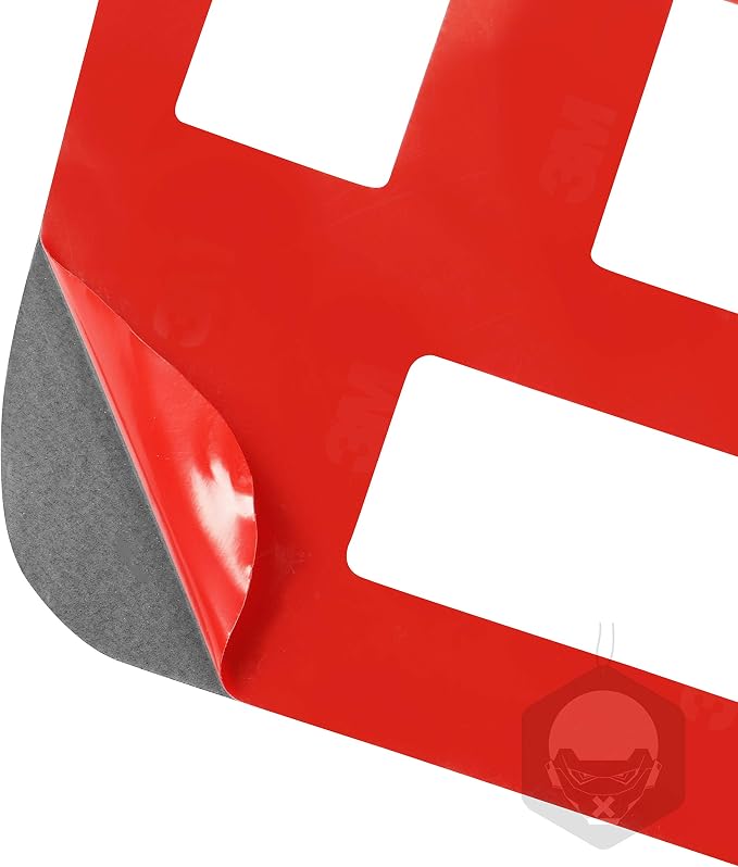 Trim Rear Air Outlet Fit for Dodge Charger/Chrysler 300 2011-2023 | Real Carbon Fiber | Accessories | Trim Rear Air Outlet Vent Surround Trim Set Stickers | Thick Overlay | Anti-scratch | Red