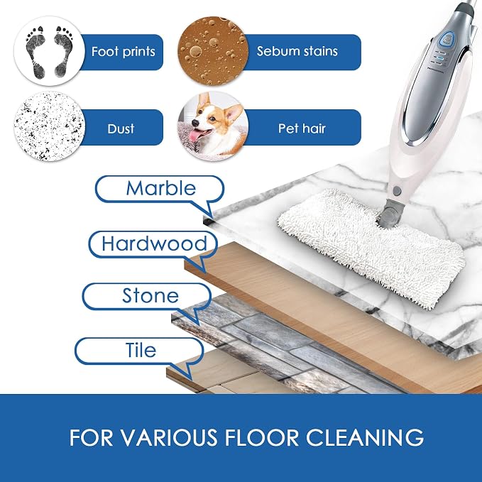 6 Pack Steam Mop Replacement Pads for Shark Steam Pocket Mop S3500 Series S3501 S3601 S2902 S3901 S3550 S3601d S3801 S3801co Se450 S2901, Washable & Reusable Microfiber Mop Pads | Fits S3550 S3901 S3801 SE450. Standard 12.5 x 7 in, not XL/Genius/Lift-A...