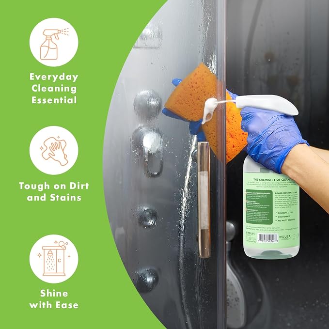 Better Life All Purpose Cleaner - Multipurpose Home and Kitchen Cleaning Spray for Glass, Countertops, Appliances, Upholstery & More - Multi-surface Spray Cleaner - 24oz (Pack of 2) Clary Sage/Citrus