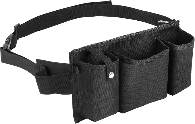 Tool Pouch, Waist Tools Bag Belt, Bottle Holster, Heavy Duty Working Tool Apron for Janitorial, Custodial, Housekeeping, Cleaning (G)