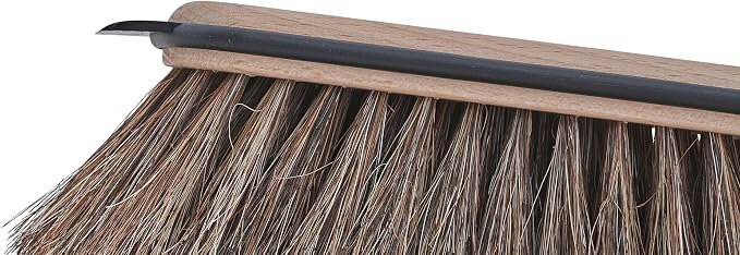 Superio Handheld Comfort Grip Dustpan and Brush Set - Hand Broom with Swiss Natural Horsehair Bristles.