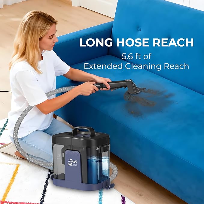 Rosewill Multi-Purpose Portable Carpet and Upholstery Cleaner, Powerful Suction 17 KPa Spot Cleaner, 550W Motor, Car and Auto Detailer, Stain/Spot Remover; Versatile Use: Carpet, Sofa, Pet Hair