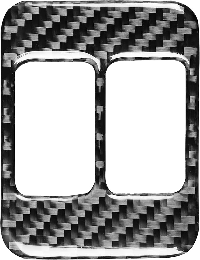Real Carbon Fiber Trim for Subaru Accessories | for Scion FR-S 2013-2016 / Toyota 86 2016-2020 Seat Heating Button Panel Cover Interior Thick Overlay Decal