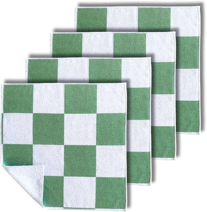 Microfiber Cleaning Cloths 13x13 – Lint-Free, Streak-Free Reusable Towels for Kitchen, Glass, Bathroom & Car | Cloak & Sage