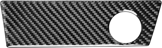 Real Carbon Fiber Trim for Audi Accessories | for B9 A4 S4 A5 S5 2020-2025 / RS5 2021-2025 Cigarette Lighter Panel Interior Thick Overlay Decal