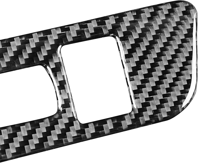 Real Carbon Fiber Trim for Subaru Accessories | for Scion FR-S 2013-2016 / Toyota 86 2016-2020 Head Lamp Headlight Control Switch Cover Interior Thick Overlay Decal - A