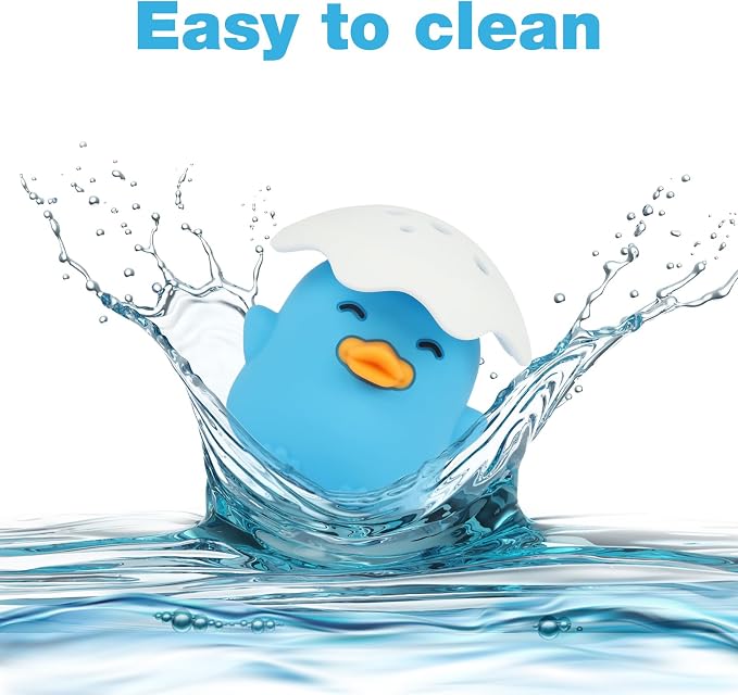 NEW Microwave Steam Cleaner, Duck Microwave Cleaner, Just Add Vinegar and Water, Cut Cleaning Time by Half, Kitchen Gifts Accessories Gadgets (Blue)