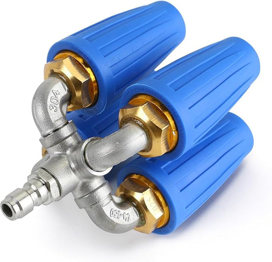 4-In-1 Turbo Nozzle Pressure Washer With 1/4 Inch Quick Connector