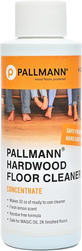 Pallmann Hardwood Floor Cleaner Concentrate - 4 oz - Residue Free