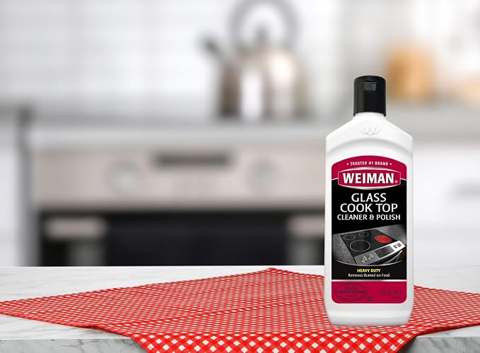 Weiman Ceramic and Glass Cooktop Cleaner and Polish - 20 Ounce - Shines and Protects Glass and Ceramic Smooth Top Ranges with its Gentle Formula