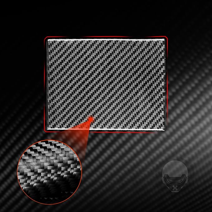 Real Carbon Fiber Trim for Infiniti Accessories | for G35 G37 G25 Q60 Q40 2007-2015 X S Sedan Rear Armrest Storage Box Organizer Cover Interior Thick Overlay Decal