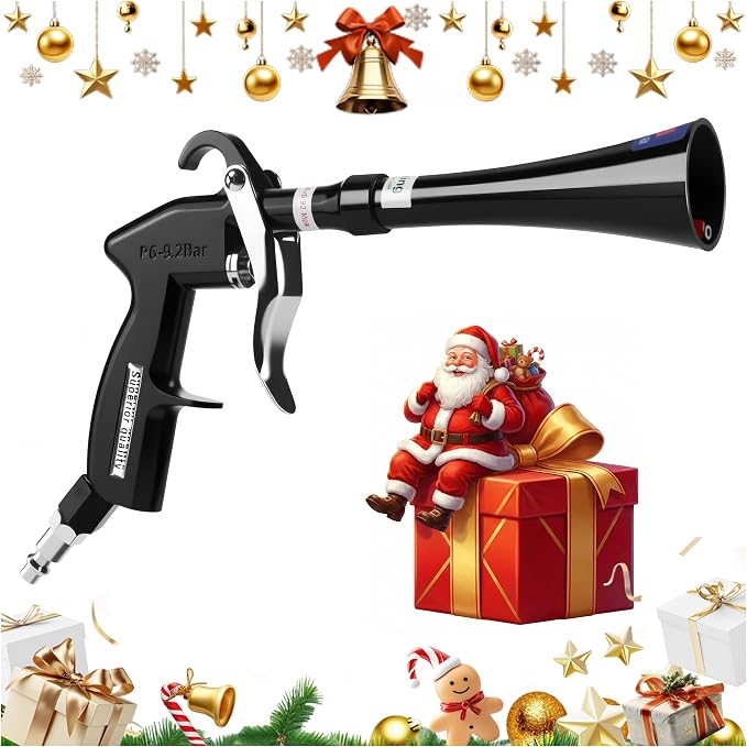 GOCCIDA Tornado Dry Cleaning Gun Detailing Interior Dryer Air Blow Gun | High Pressure Blower Gun,Car Detailing Kit Interior Cleaner,Car Detailing Tools for Car Quickly Blasts Dirt Works with Air