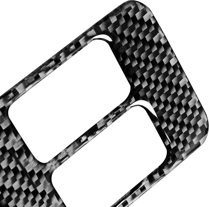 Real Carbon Fiber Trim for Subaru Accessories | for Scion FR-S 2013-2016 / Toyota 86 2016-2020 Seat Heating Button Panel Cover Interior Thick Overlay Decal