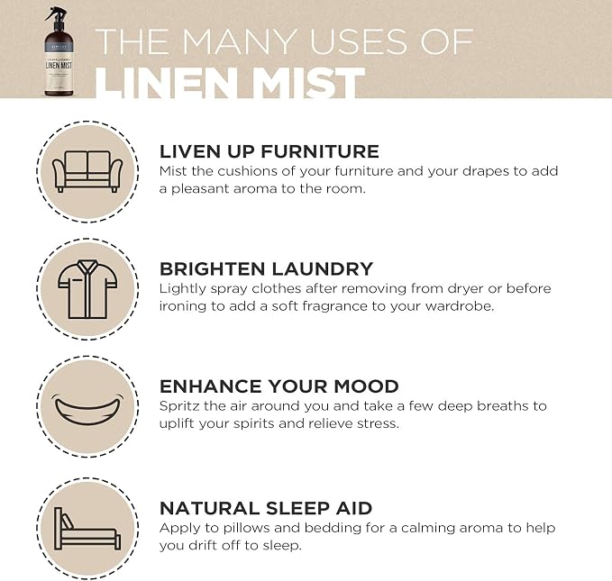 DRMTLGY Green Tea Linen Mist | Aromatherapy Pillow & Room Spray | Green tea scent, Relaxing aromatherapy, Fabric freshening, Pillow & linen safe, Home fragrance, Pure essential oils