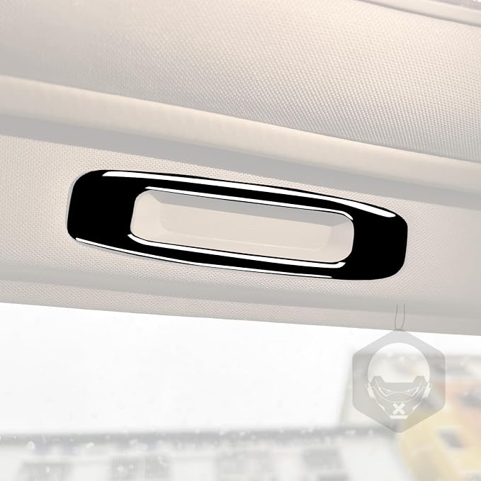 Glossy Bright Piano Black Car Roof Side Sunroof Handle Sunshade Pull Handle Panel Decoration Sticker Interior Trim Compatible with Toyota Corolla 2009 2010 2011 2012 2013 Auto Trim Accessories