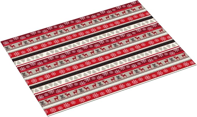 Christmas Dish Drying Mat for Kitchen Counter Cute Kitchen Christmas Dish Mat Microfiber Kitchen Countertop Absorbent Reversible Drainer Rack Pad