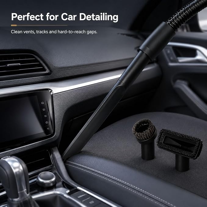 6 Pcs Vacuum Attachment Kit for Shark LA360 Navigator Lift Away ADV | 32/35mm Adapter | Universal Vacuum Cleaner Accessories | Long Crevice Tool | Horsehair Brush | Upholstery | Home Car Pet Hair