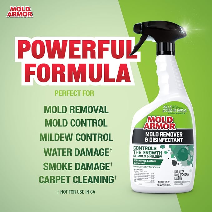 Mold Armor Mold Preventer, Disinfectant & Flood Cleanup