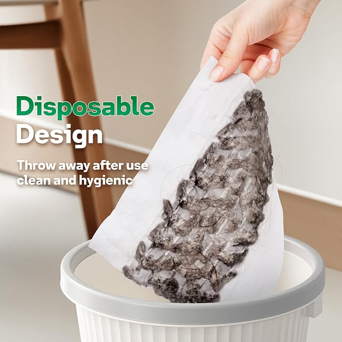 AIR U+ Heavy Duty Dry Sweeping Cloths 60ct Refills for Swiffer Thick | Fluffy microfiber disposable mop pads, hardwood tile vinyl floor, traps dust pet hair, deep groove cleaning Unscented
