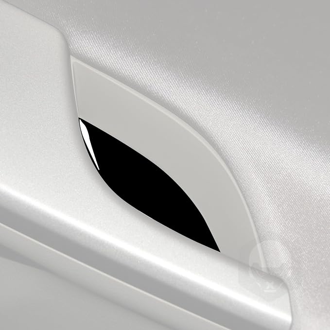 Glossy Bright Piano Black Car Inner Door Storage Slot Inside Pad Decoration Sticker Interior Trim Compatible with Toyota Corolla 2009 2010 2011 2012 2013 Auto Trim Accessories
