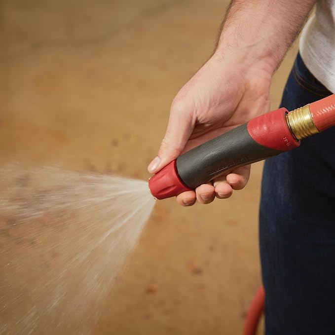 Gilmour Pro Heavy Duty Twist Hose Nozzle with Insulated Grip, Garden Hose Nozzle for Watering and Cleaning | Ergonomic Insulated Grip, Leak Free Design, Hot Water Compatible, Multi Use for Watering and Cleaning