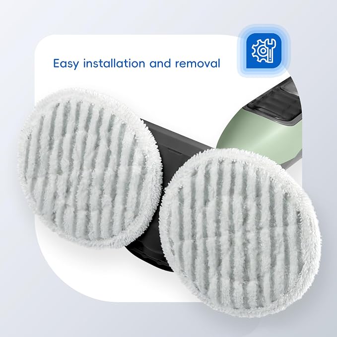 10 Pack Steam Mop Replacement Pads for Shark Steam and Scrub Mop Pads | Steam Mop Pads for Various Floor Cleaning, for Shark S8201 S8001 S7001 S7201 S7000AMZ S7000 S7005 S7020 S7001C Steam Mop