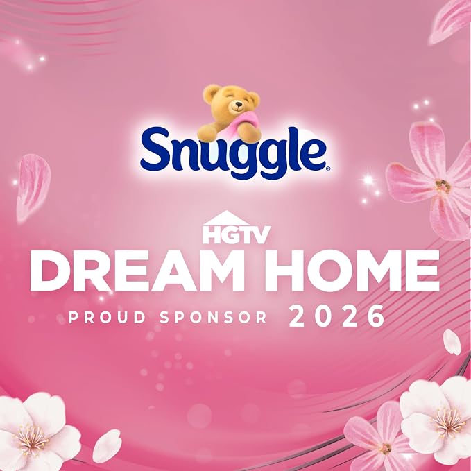 Snuggle SuperFresh Dryer Sheets, 200 Count, Spring Burst | Long-Lasting Fresh Clean Scent, Odor-Eliminating formula, Softens, Reduces Static and Wrinkles, Repels Lint & Pet Hair.