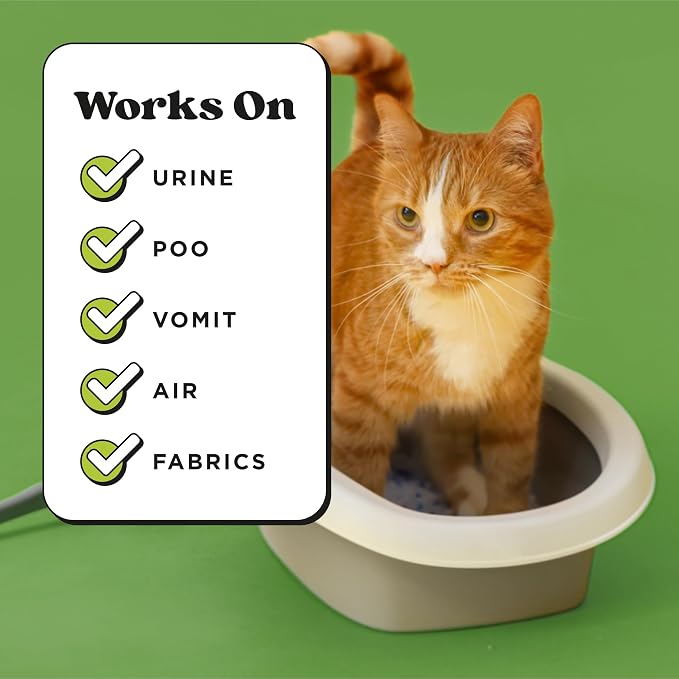 Pet-Pourri Smell Ya Litter Cat Litter Deodorizer Spray, Purrfectly Bamboo 3.4 Fl Oz, Up to 170 Uses, Pet Odor Remover with Essential Oils for Air, Carpet, Urine, Vet Recommended, Bergamot Bamboo Scent