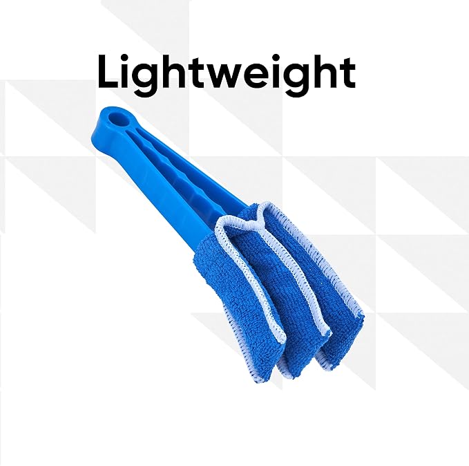 Blind Cleaner Duster Tool, Fan Blade Cleaner, Air Duct Cleaning Tools, Blue Window Blinds Cleaner with Microfiber Sleeve for Fans, Window Blinds, Vents, Shutters…-Superio