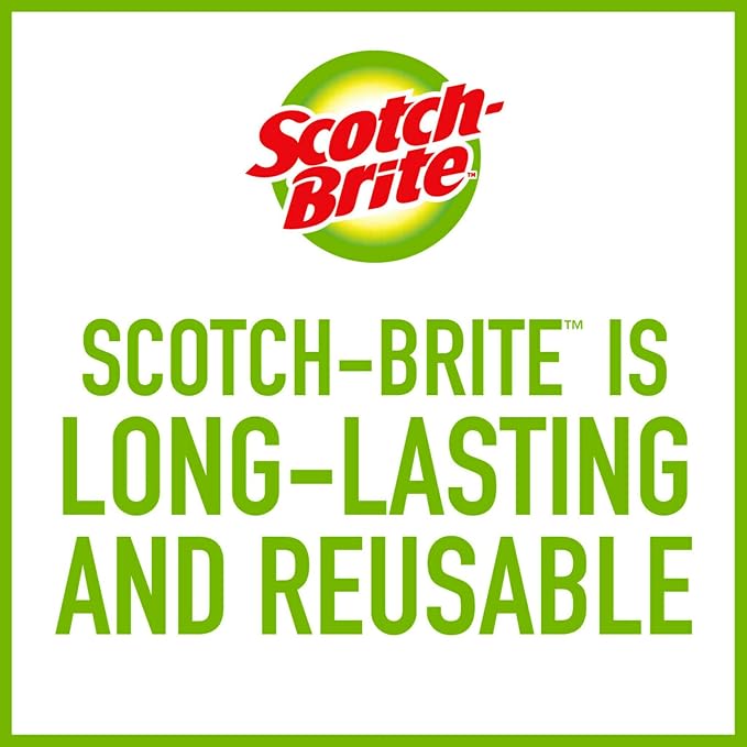 3M Scotch-Brite Dobie All Purpose Pads, 3Count (Pack of 4) Total 12 Pads