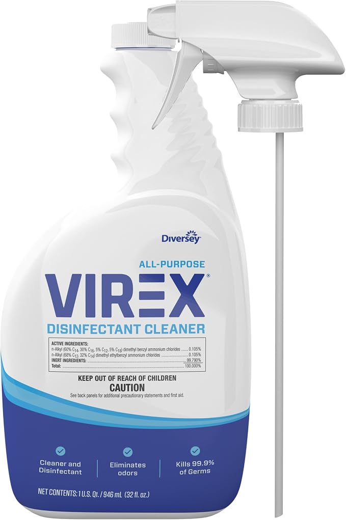 VIREX Diversey All Purpose Disinfectant Cleaner, Spray, 32 oz