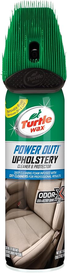Turtle Wax T-246R1 Power Out! Upholstery Cleaner Odor Eliminator - 18 Fl Oz.