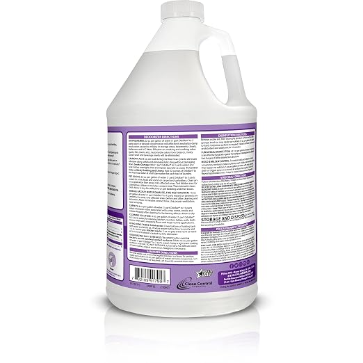 OdoBan Disinfectant Concentrate and Odor Eliminator, Made in the USA, Lavender Scent, 1 Gallon