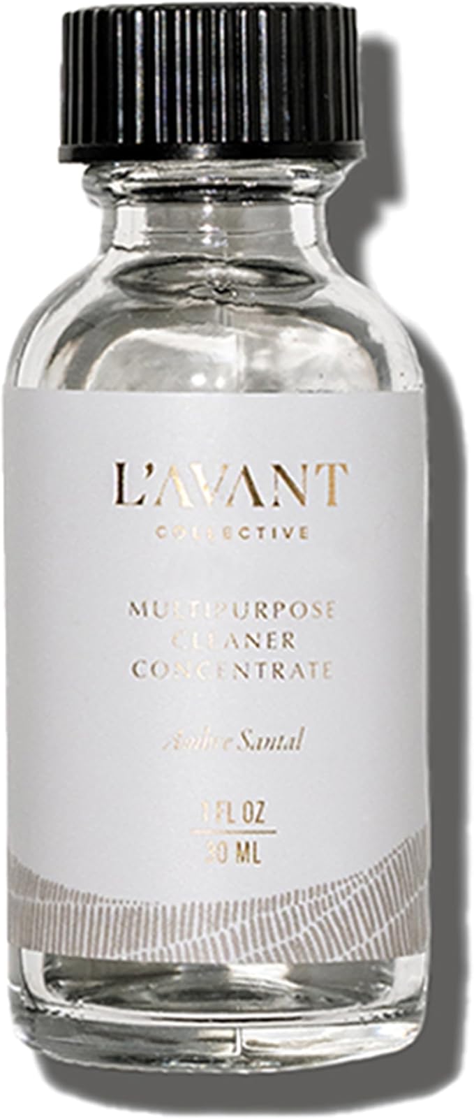 L'AVANT Collective Luxury Multipurpose Surface Cleaner Concentrate | All Purpose Cleaning Spray Refill, Plant-Based & Non-Toxic | Makes 16 Fl Oz, EPA Safer Choice | 1 Fl Oz | Ambre Santal