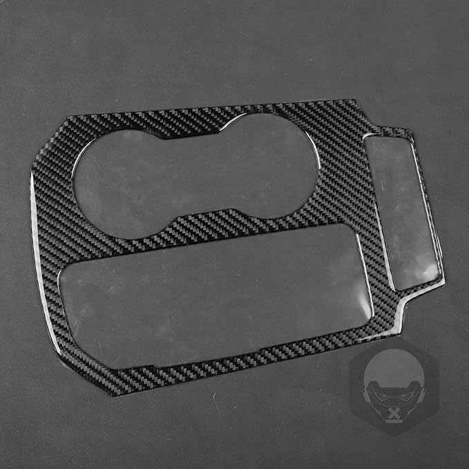 Gear Shifter Panel Trim Fit for Chevy Blazer 2019-2025 Carbon Fiber | for L/LT/RS/Premier 2019 2020 2021 2022 2023 2024 2025|Interior Decals Stickers Center Control Accessories|Thick Overlay