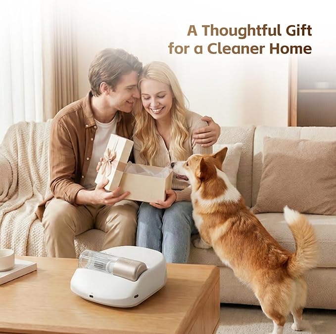 CREATULIZE X1 Robot Bed Vacuum, Automatic Mattress Vacuum Cleaner with Intelligent Path Planning, UV-C Light, HEPA Filter, One-Click 100% Dust & Pet Hair Removal for Bed, Mattress, Sofa, Carpet