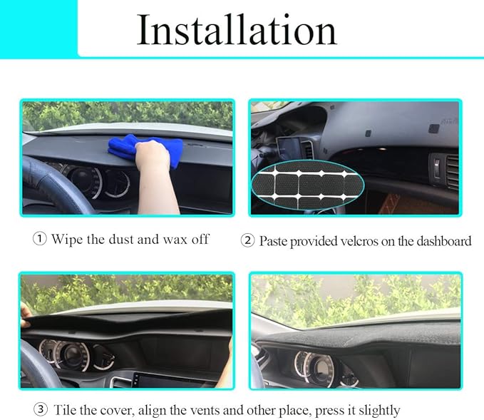 Yiz Dash Cover Mat Pad Fit for Toyota Camry | w/o Head Up Display, Dashboard Cover Pad Cap Carpet Protector
