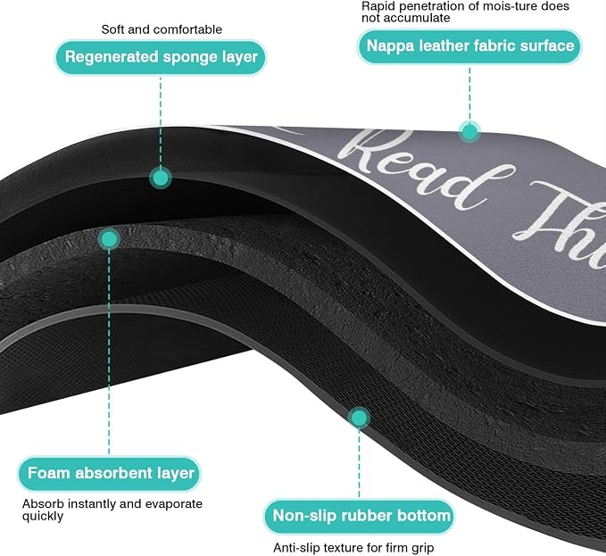 Coffee Bar Mat for Countertops 23inx15in,Absorbent Hide Stain Anti-Slip Cafe Bar Accessories Fit Under Coffee Machine Mat,dish drying mats for kitchen